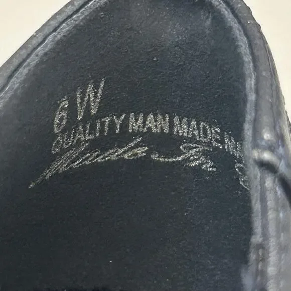 Easy Street Women's Grove Navy Faux Leather Block Heels 6 W - Picture 8 of 9